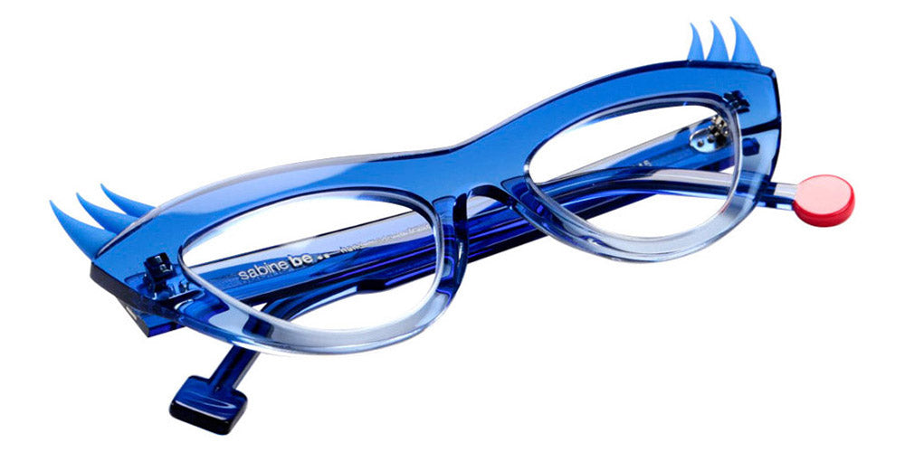 Sabine Be® Be Lashes SB Be Lashes 459 50 - Gradient Shiny Majorelle Blue / Majorelle Blue Eyeglasses