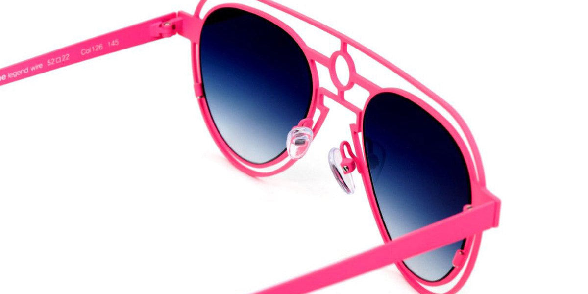 Sabine Be® Be Legend Wire Sun SB Be Legend Wire Sun 126 52 - Satin Neon Pink Sunglasses