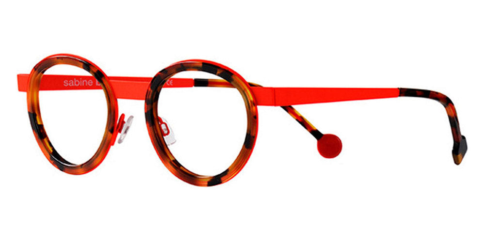 Sabine Be® Be Lucky SB Be Lucky 10 47 - Shiny Fawn Tortoise / Satin Neon Orange Eyeglasses