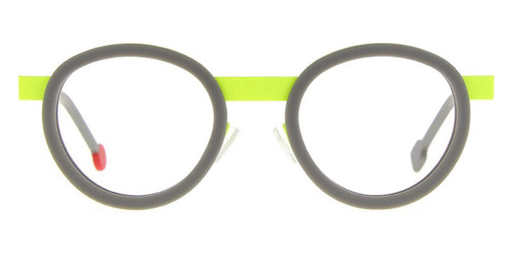 Sabine Be® Be Lucky SB Be Lucky 13 47 - Matte Solid Grey / Satin Neon Yellow Eyeglasses