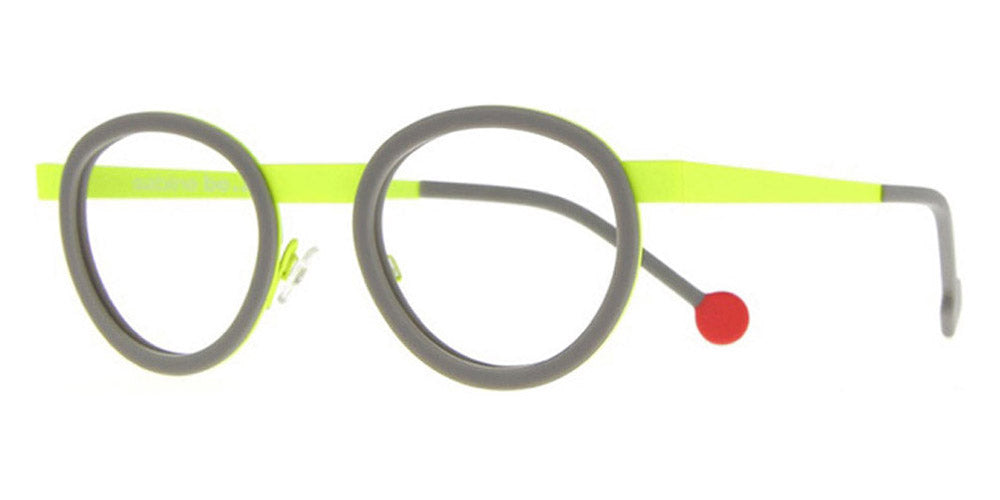 Sabine Be® Be Lucky SB Be Lucky 13 47 - Matte Solid Grey / Satin Neon Yellow Eyeglasses