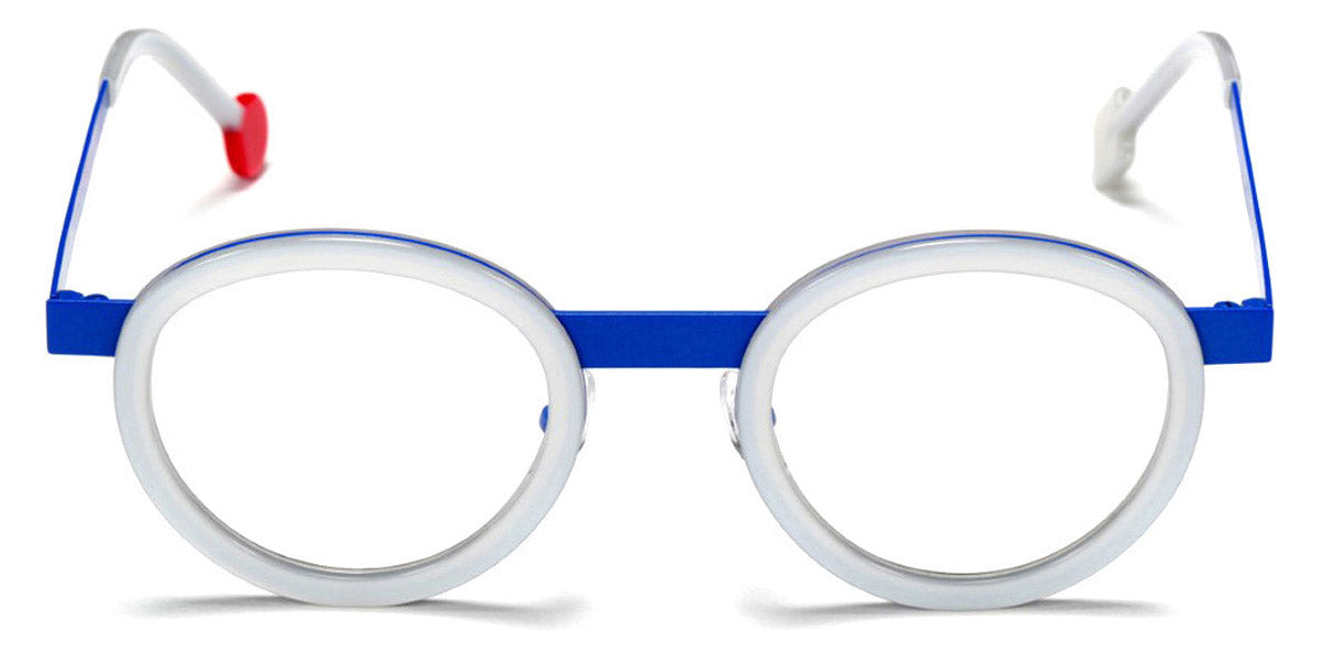 Sabine Be® Be Lucky SB Be Lucky 348 47 - Shiny Pearl Gray / Satin Majorelle Blue Eyeglasses