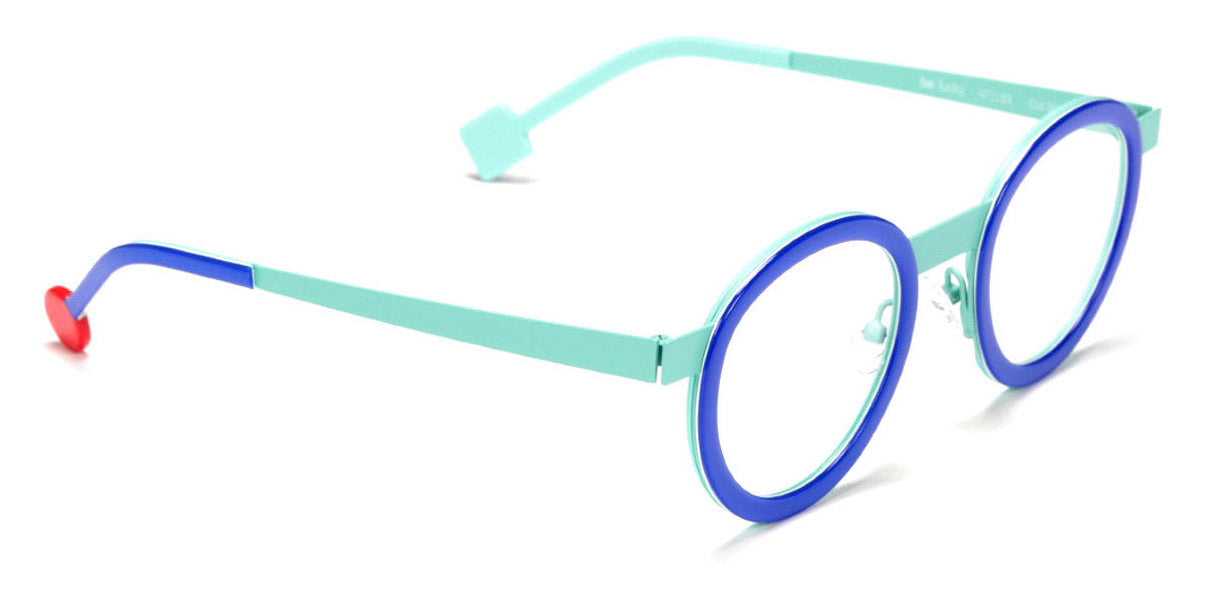 Sabine Be® Be Lucky SB Be Lucky 350 47 - Translucent Majorelle Blue Glossy Turquoise White / Satin Turquoise Eyeglasses