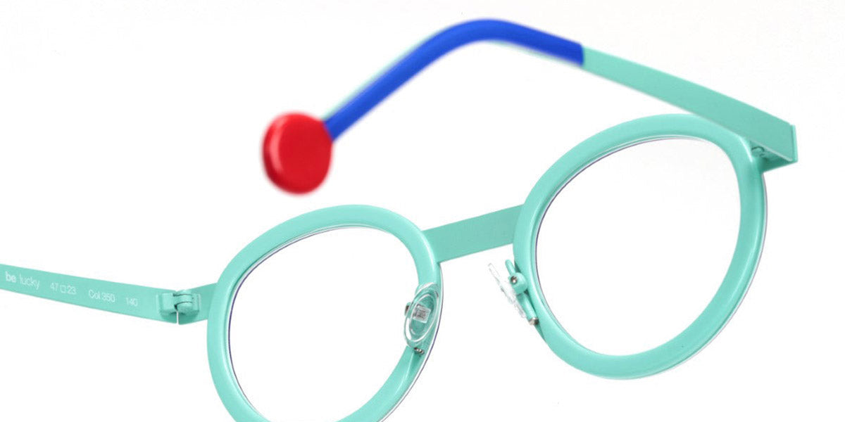 Sabine Be® Be Lucky SB Be Lucky 350 47 - Translucent Majorelle Blue Glossy Turquoise White / Satin Turquoise Eyeglasses