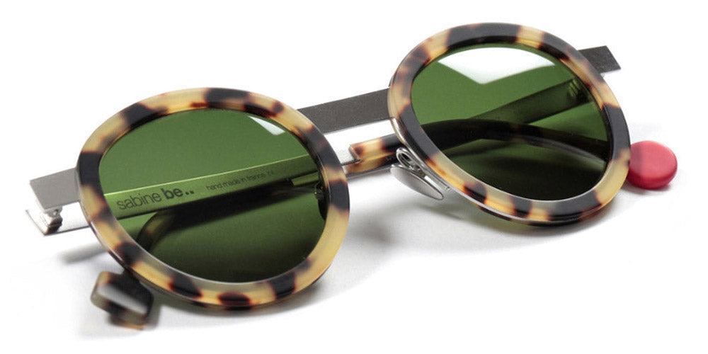 Sabine Be® Be Lucky Sun SB Be Lucky Sun 07 47 - Matte Tokyo Tortoise / Polished Palladium Sunglasses