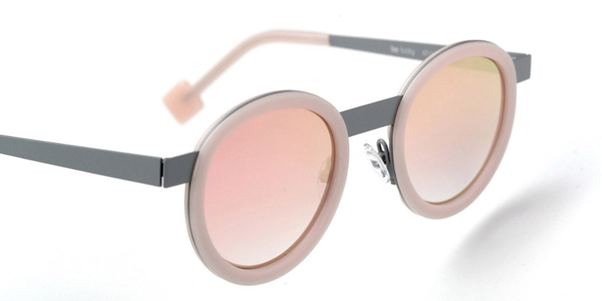 Sabine Be® Be Lucky Sun SB Be Lucky Sun 390 47 - Shiny Pearly Pink / Satin Gray Sunglasses