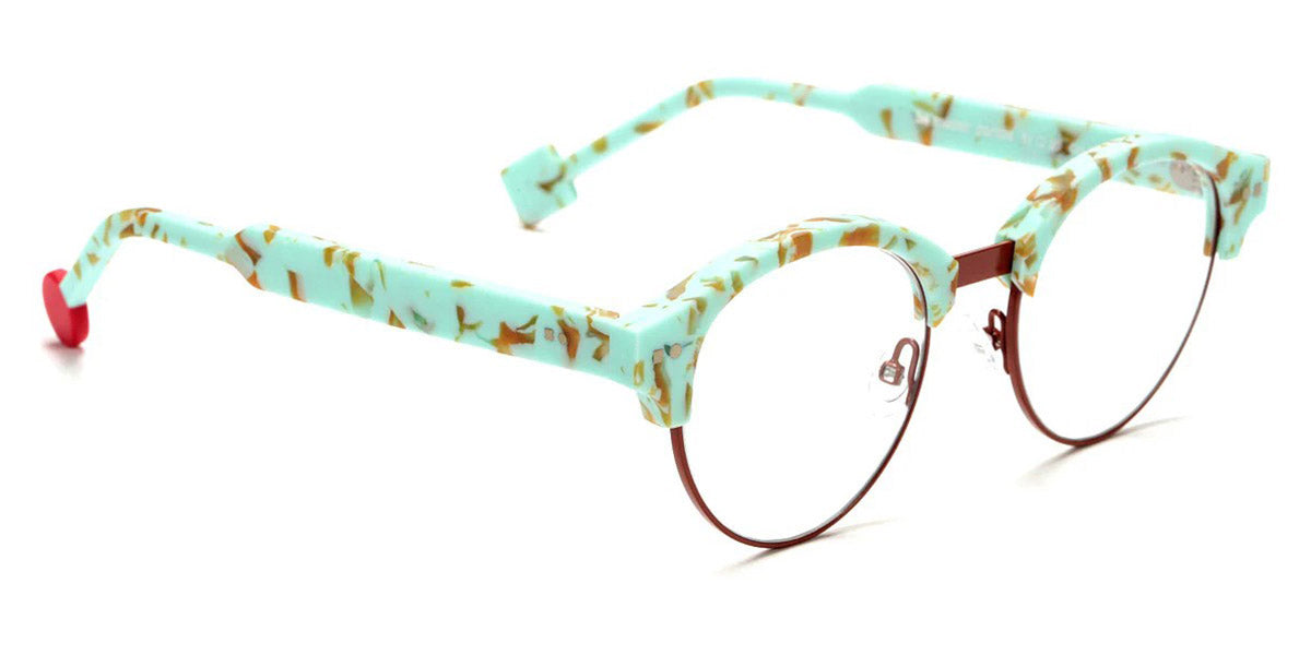 Sabine Be® Be Master Pantos SB Be Master Pantos 556 51 - Matte Marbled Turquoise / Shiny Camel Eyeglasses