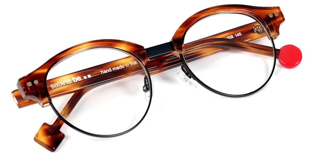 Sabine Be® Be Master Pantos SB Be Master Pantos 559 51 - Shiny Blonde Veined Tortoiseshell / Satin Midnight Blue Eyeglasses