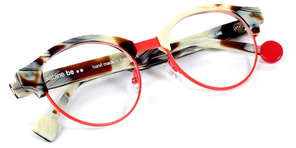 Sabine Be® Be Master Pantos SB Be Master Pantos 560 51 - Shiny Blonde Horn / Satin Neon Orange Eyeglasses