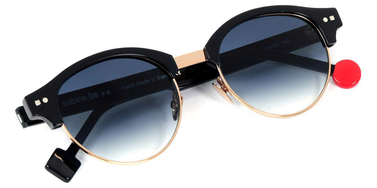 Sabine Be® Be Master Pantos Sun SB Be Master Pantos Sun 561 51 - Shiny Midnight Blue / Polished Rose Gold Sunglasses