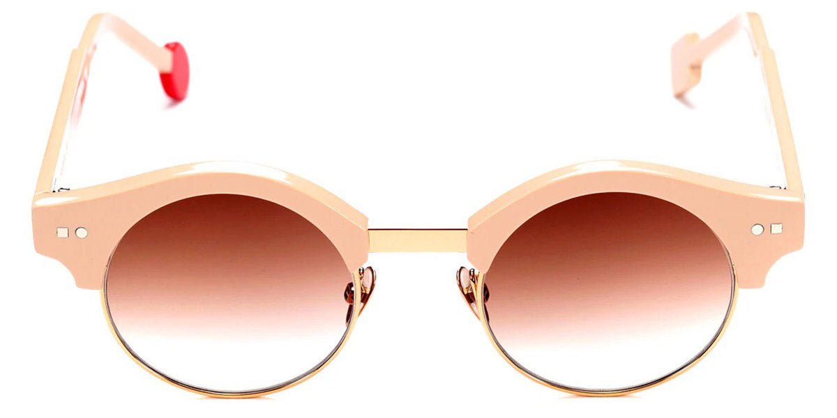 Sabine Be® Be Master Round Sun SB Be Master Round Sun 547 45 - Shiny Nude / Polished Rose Gold Sunglasses