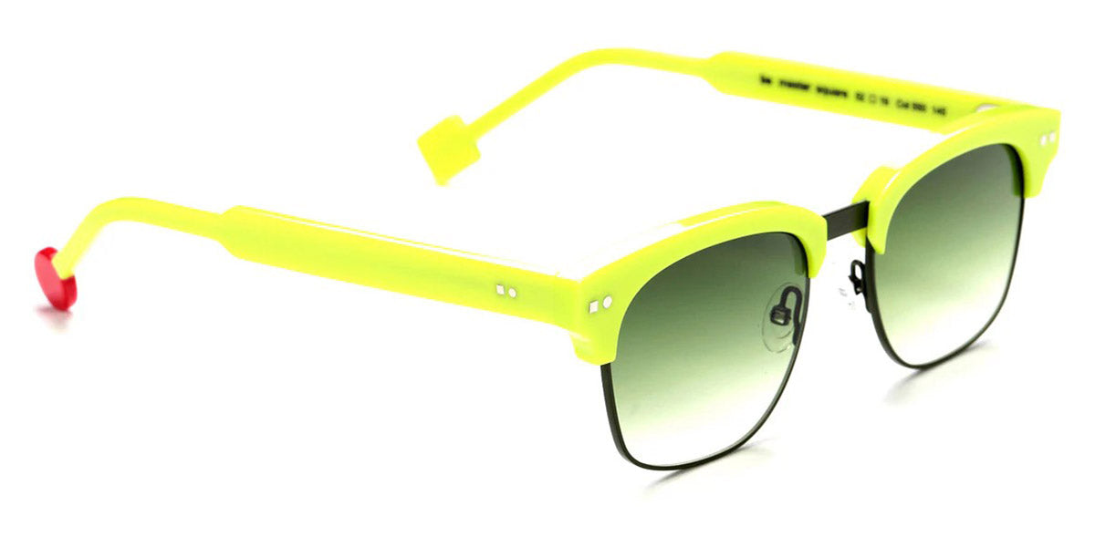 Sabine Be® Be Master Square Sun SB Be Master Square Sun 550 52 - Satin Neon Yellow / Satin Khaki Sunglasses