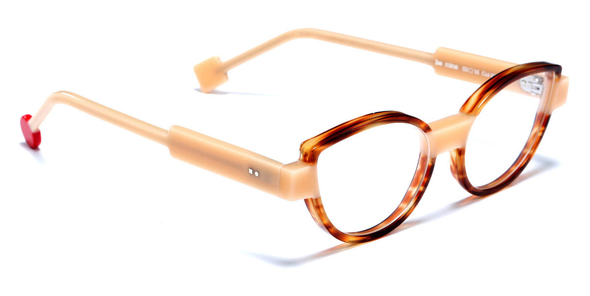 Sabine Be® Be Mine SB Be Mine 626 53 - Shiny Blonde Veined Tortoiseshell / Shiny Peach Eyeglasses