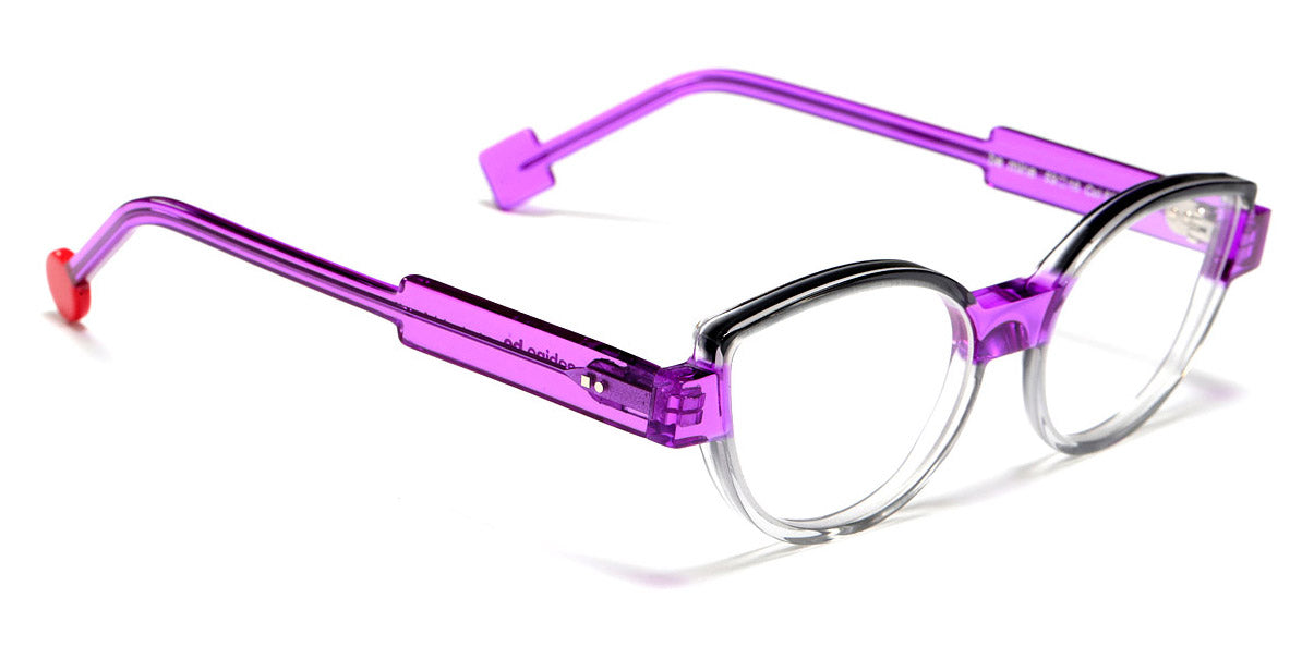 Sabine Be® Be Mine SB Be Mine 630 53 - Shiny Gray Gradient / Shiny Translucent Purple Eyeglasses