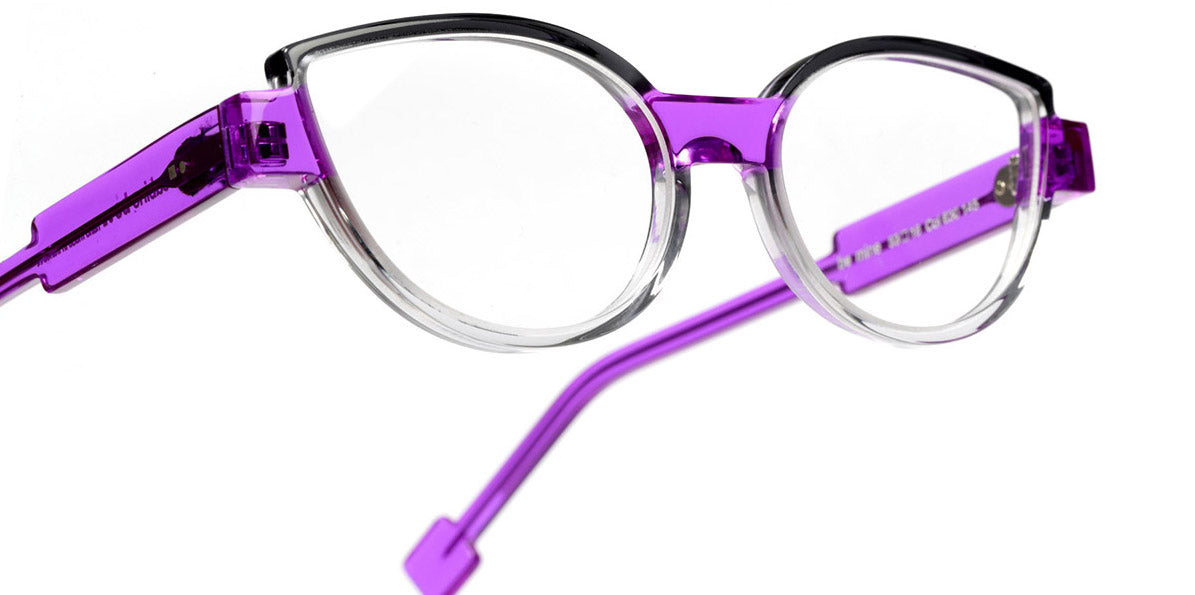 Sabine Be® Be Mine SB Be Mine 630 53 - Shiny Gray Gradient / Shiny Translucent Purple Eyeglasses