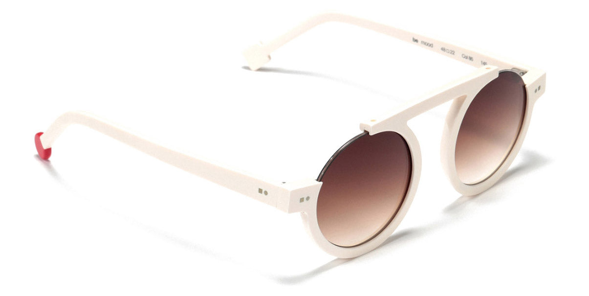 Sabine Be® Be Mood Sun SB Be Mood Sun c86db 48 - Matte Ivory With Dark Lenses 86db Sunglasses