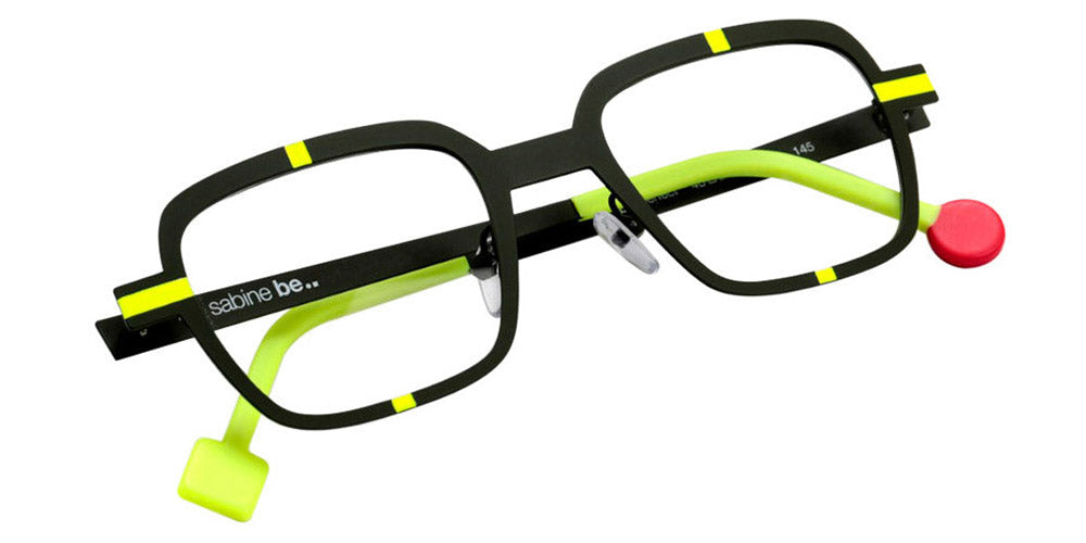 Sabine Be® Be Perfect SB Be Perfect 426 48 - Satin Khaki / Satin Neon Yellow Eyeglasses