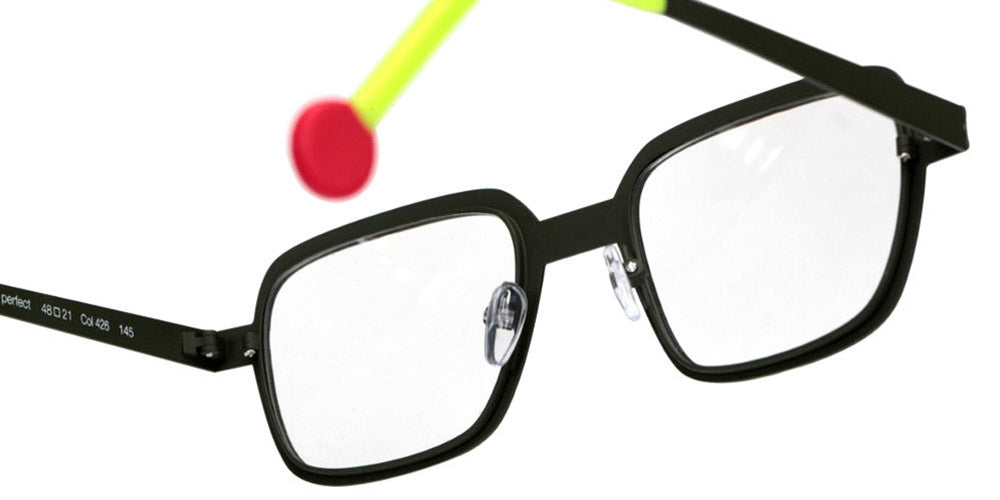 Sabine Be® Be Perfect SB Be Perfect 426 48 - Satin Khaki / Satin Neon Yellow Eyeglasses