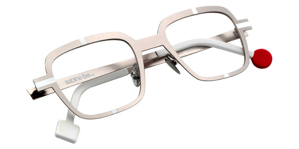 Sabine Be® Be Perfect SB Be Perfect 429 48 - Polished Palladium / Satin White Eyeglasses
