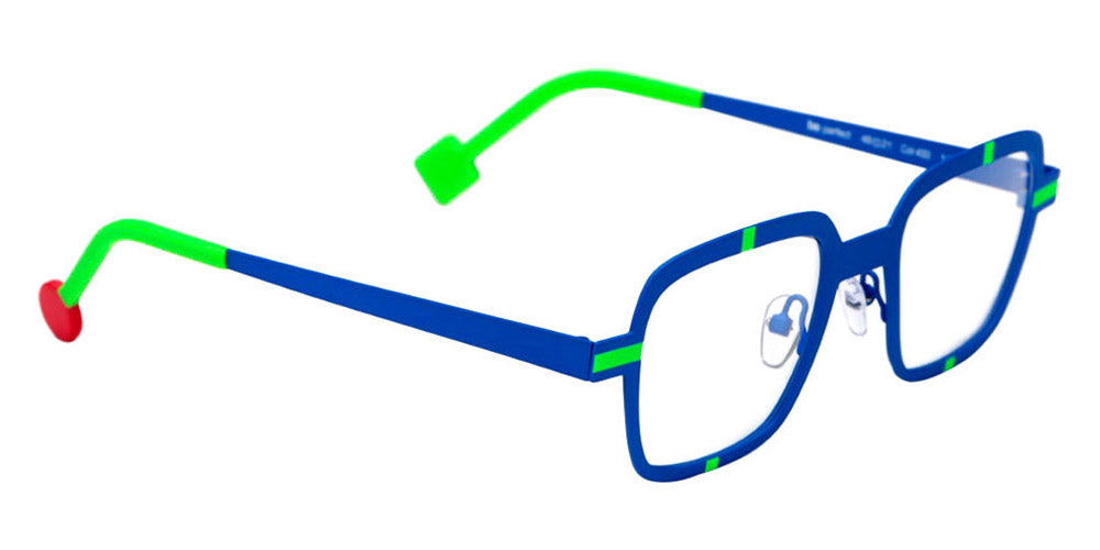 Sabine Be® Be Perfect SB Be Perfect 433 48 - Satin Majorelle Blue / Satin Neon Green Eyeglasses