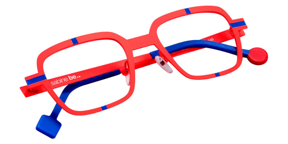 Sabine Be® Be Perfect SB Be Perfect 435 48 - Satin Neon Orange / Satin Majorelle Blue Eyeglasses