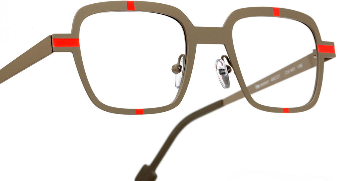 Sabine Be® Be Perfect SB Be Perfect 441 48 - Satin Mastic / Satin Neon Orange Eyeglasses