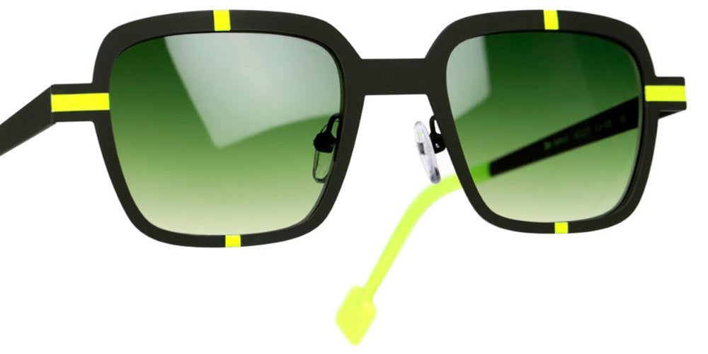 Sabine Be® Be Perfect Sun SB Be Perfect Sun 426 48 - Satin Khaki / Satin Neon Yellow Sunglasses