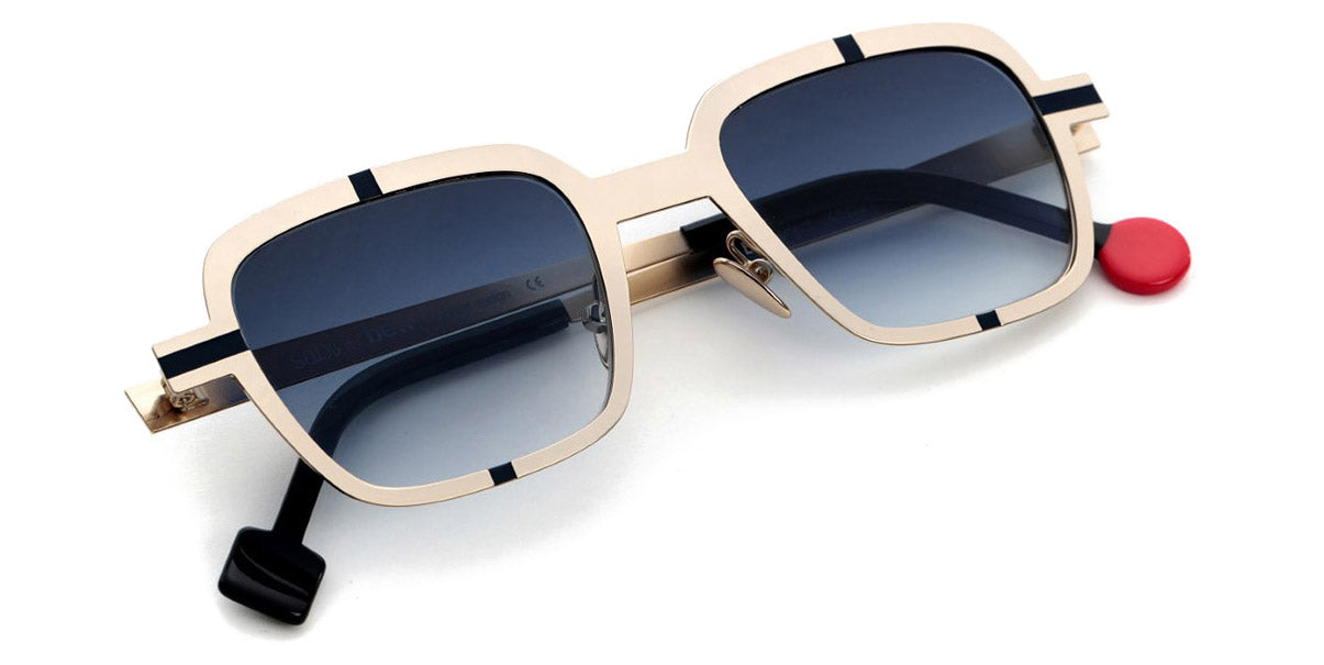 Sabine Be® Be Perfect Sun SB Be Perfect Sun 437 48 - Polished Pale Gold / Satin Navy Blue Sunglasses