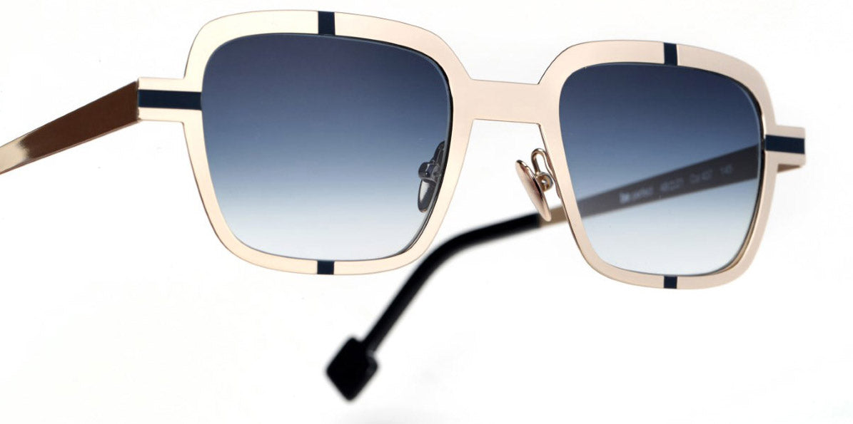 Sabine Be® Be Perfect Sun SB Be Perfect Sun 437 48 - Polished Pale Gold / Satin Navy Blue Sunglasses