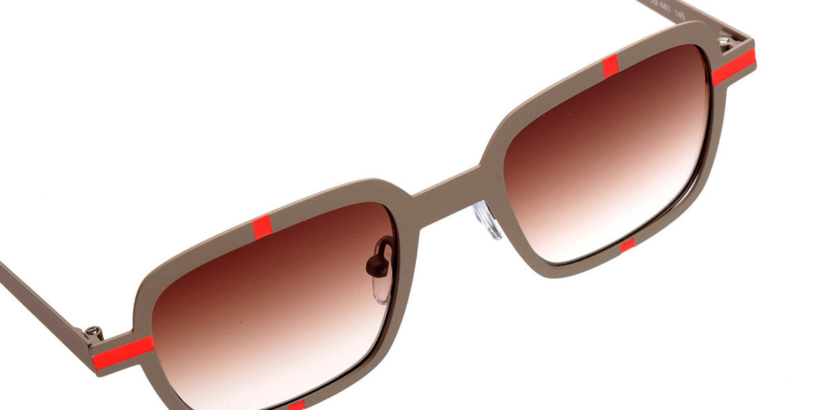 Sabine Be® Be Perfect Sun SB Be Perfect Sun 441 48 - Satin Mastic / Satin Neon Orange Sunglasses