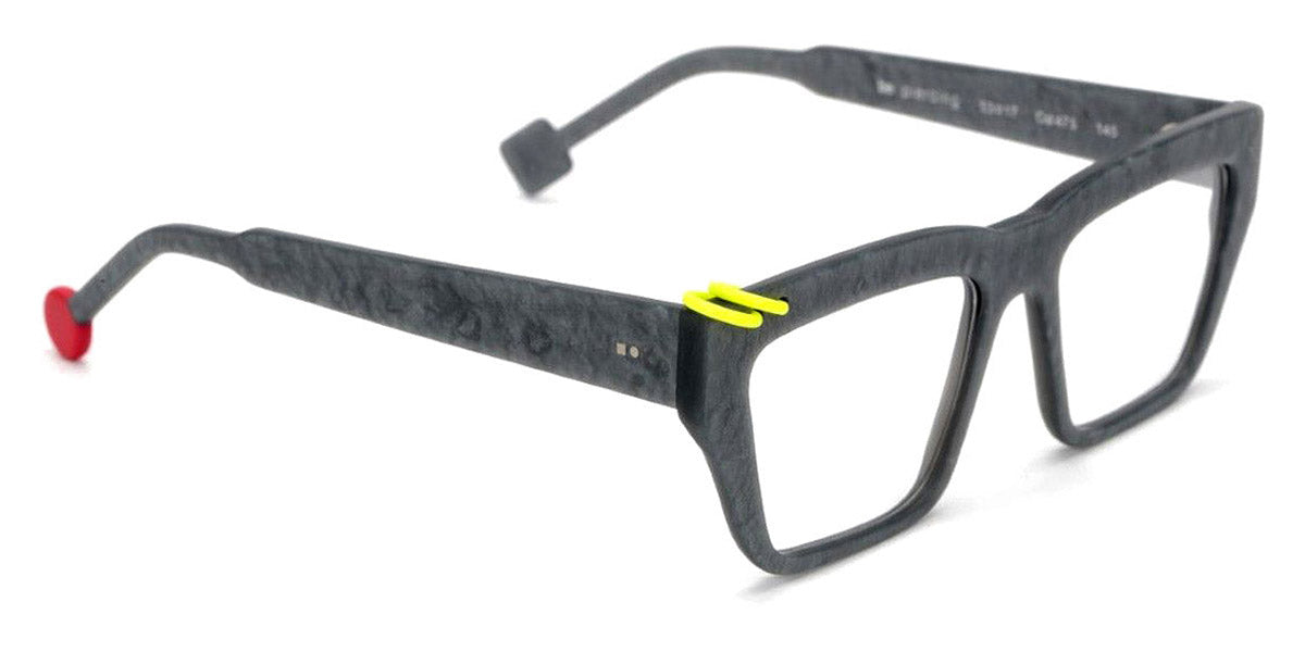 Sabine Be® Be Piercing SB Be Piercing 475 53 - Matte Marble Mouse Gray / Neon Yellow Eyeglasses