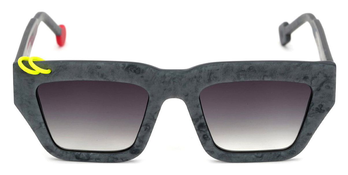 Sabine Be® Be Piercing Sun SB Be Piercing Sun 475 53 - Matt Marble Mouse Gray / Neon Yellow Sunglasses