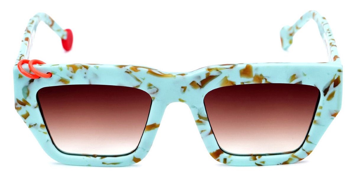 Sabine Be® Be Piercing Sun SB Be Piercing Sun 479 53 - Matt Marbled Turquoise / Camel Sunglasses