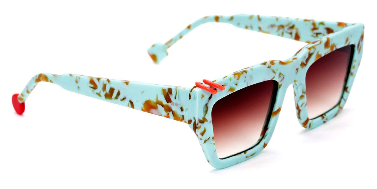 Sabine Be® Be Piercing Sun SB Be Piercing Sun 479 53 - Matt Marbled Turquoise / Camel Sunglasses