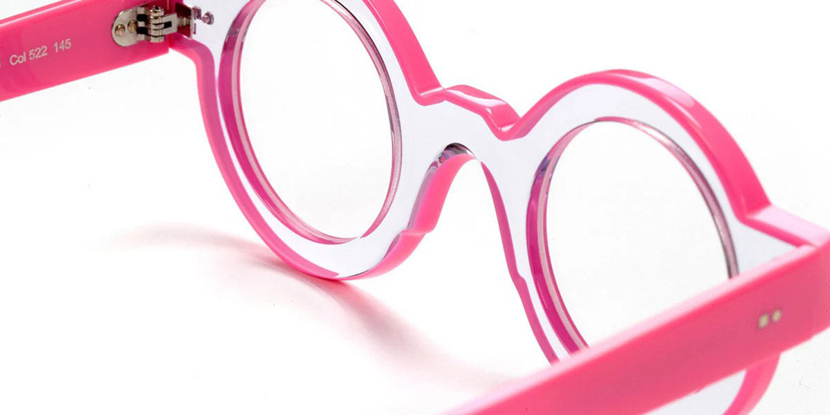 Sabine Be® Be Pop Line SB Be Pop Line 522 41 - Shiny Crystal / Shiny Neon Pink Eyeglasses