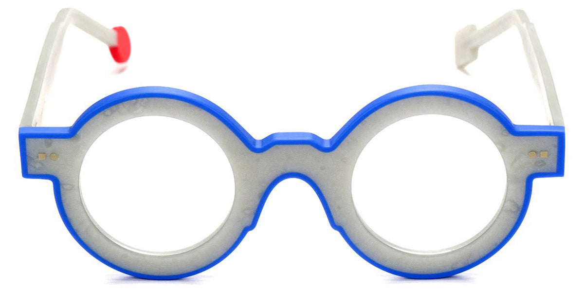 Sabine Be® Be Pop Line SB Be Pop Line 532 41 - Matte Marbled Silver Gray / Matte Majorelle Blue Eyeglasses