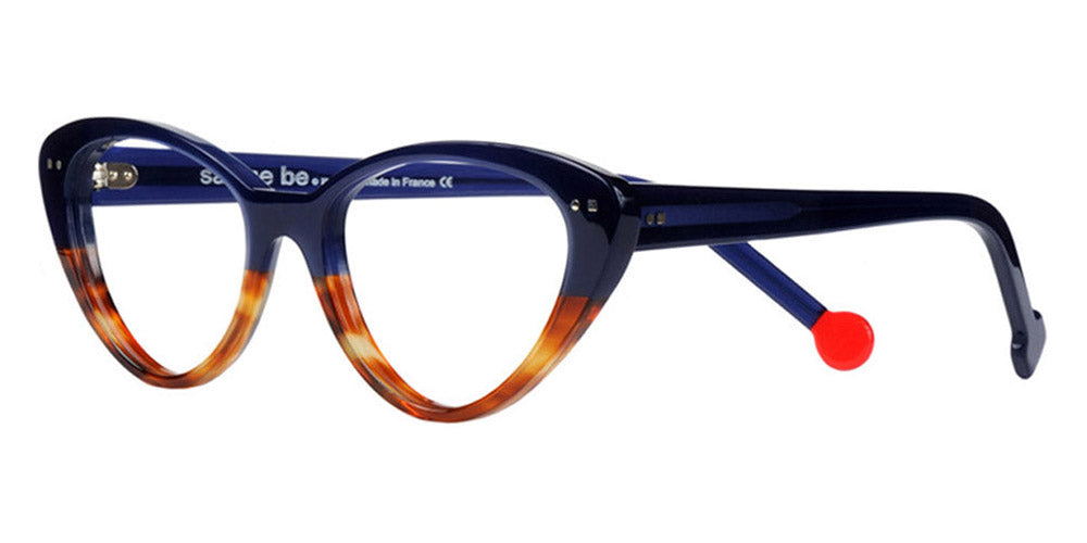 Sabine Be® Be Pretty SB Be Pretty 101 53 - Shiny Navy Blue / Shiny Blond Veined Tortoise Eyeglasses