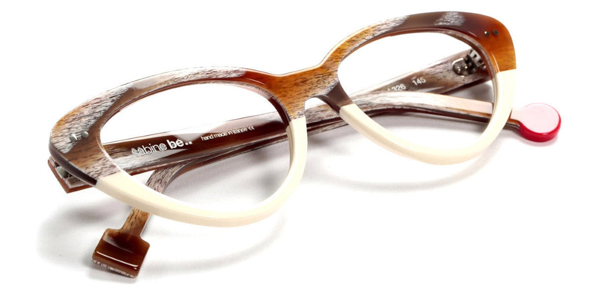 Sabine Be® Be Pretty SB Be Pretty 326 53 - Shiny Vintage Horn / Shiny Ivory Eyeglasses