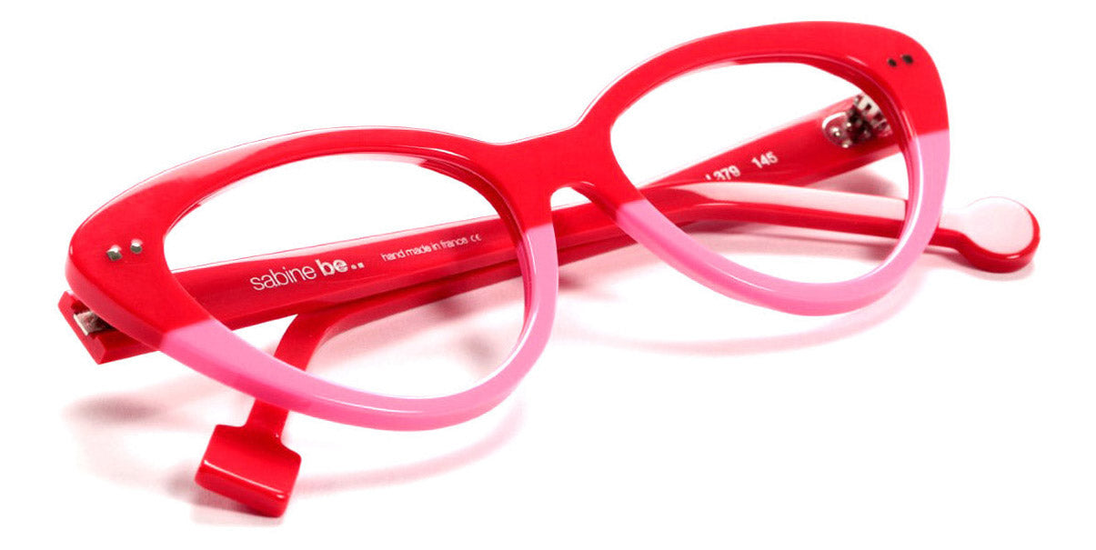 Sabine Be® Be Pretty SB Be Pretty 379 53 - Shiny Neon Coral / Shiny Neon Pink Eyeglasses