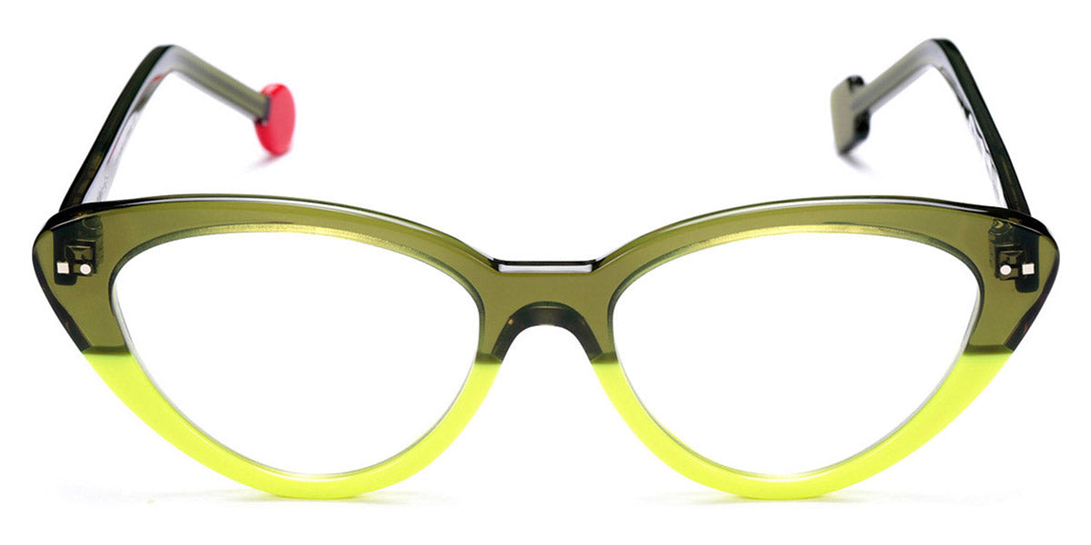 Sabine Be® Be Pretty SB Be Pretty 456 53 - Shiny Translucent Khaki / Bright Neon Yellow Eyeglasses