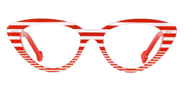 Sabine Be® Be Pretty Stripe SB Be Pretty Stripe 184 53 - Shiny Red Fat Stripes / Shiny Red Slim Stripes Eyeglasses