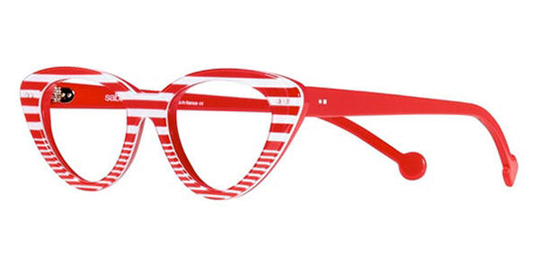 Sabine Be® Be Pretty Stripe SB Be Pretty Stripe 184 53 - Shiny Red Fat Stripes / Shiny Red Slim Stripes Eyeglasses