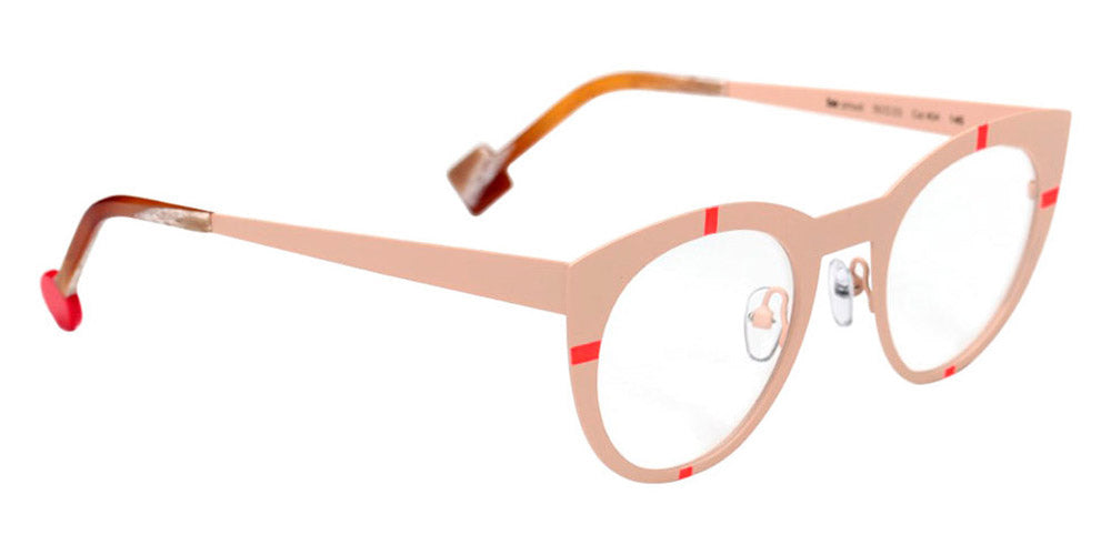 Sabine Be® Be Proud SB Be Proud 404 50 - Nude Satin / Neon Orange Satin Eyeglasses