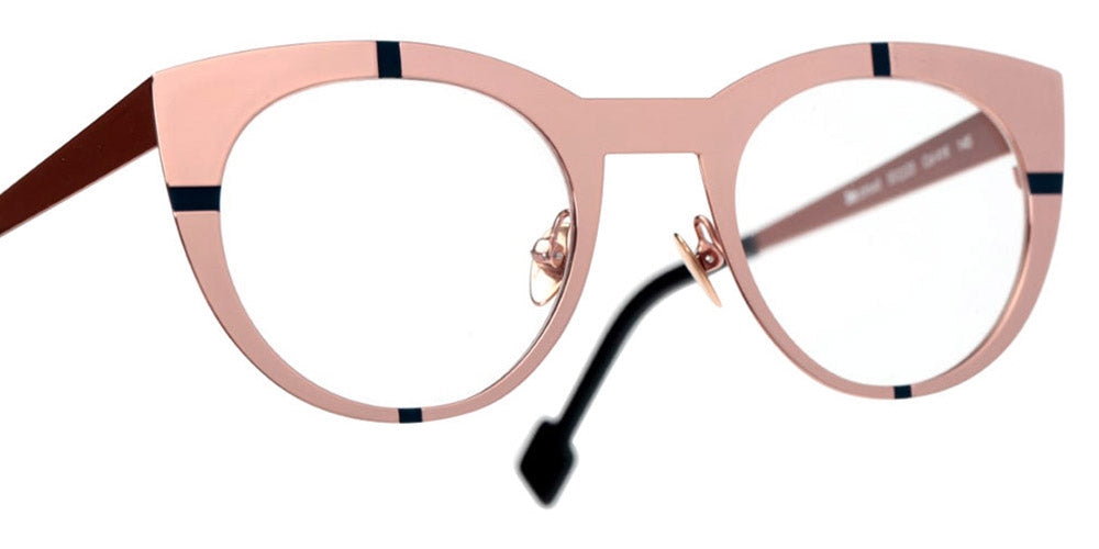 Sabine Be® Be Proud SB Be Proud 416 50 - Polished Rose Gold / Satin Navy Blue Eyeglasses