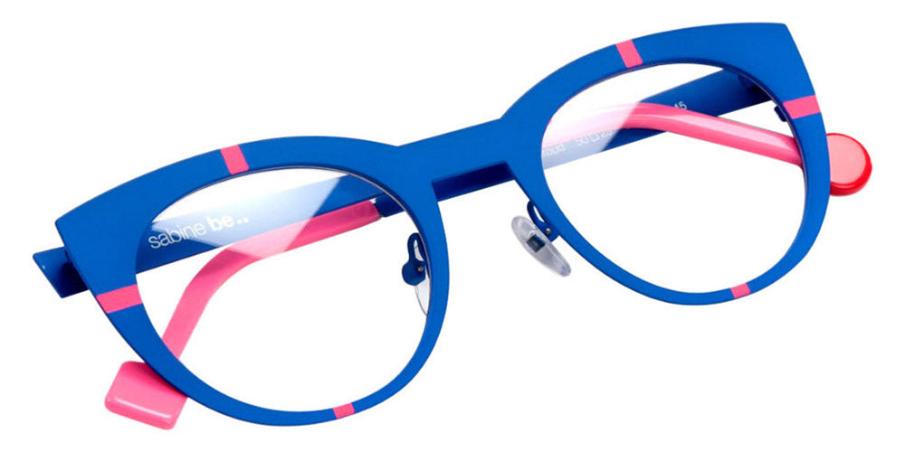 Sabine Be® Be Proud SB Be Proud 421 50 - Satin Majorelle Blue / Satin Neon Pink Eyeglasses