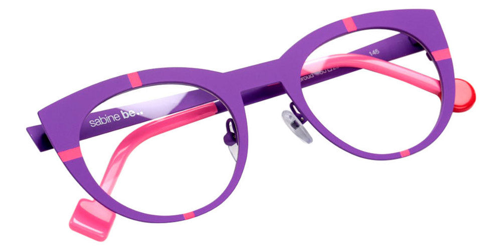 Sabine Be® Be Proud SB Be Proud 422 50 - Satin Purple / Satin Neon Pink Eyeglasses