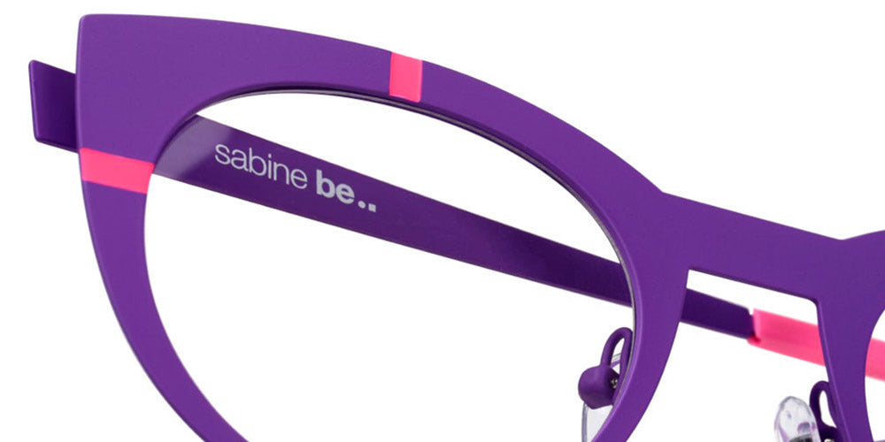 Sabine Be® Be Proud SB Be Proud 422 50 - Satin Purple / Satin Neon Pink Eyeglasses