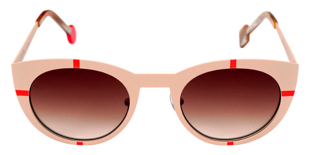 Sabine Be® Be Proud Sun SB Be Proud Sun 404 50 - Nude Satin / Neon Orange Satin Sunglasses