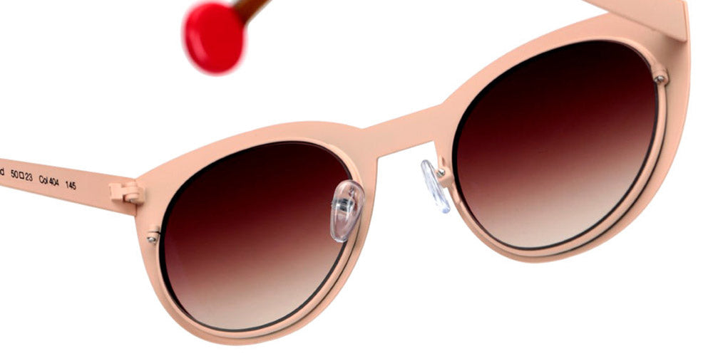 Sabine Be® Be Proud Sun SB Be Proud Sun 404 50 - Nude Satin / Neon Orange Satin Sunglasses