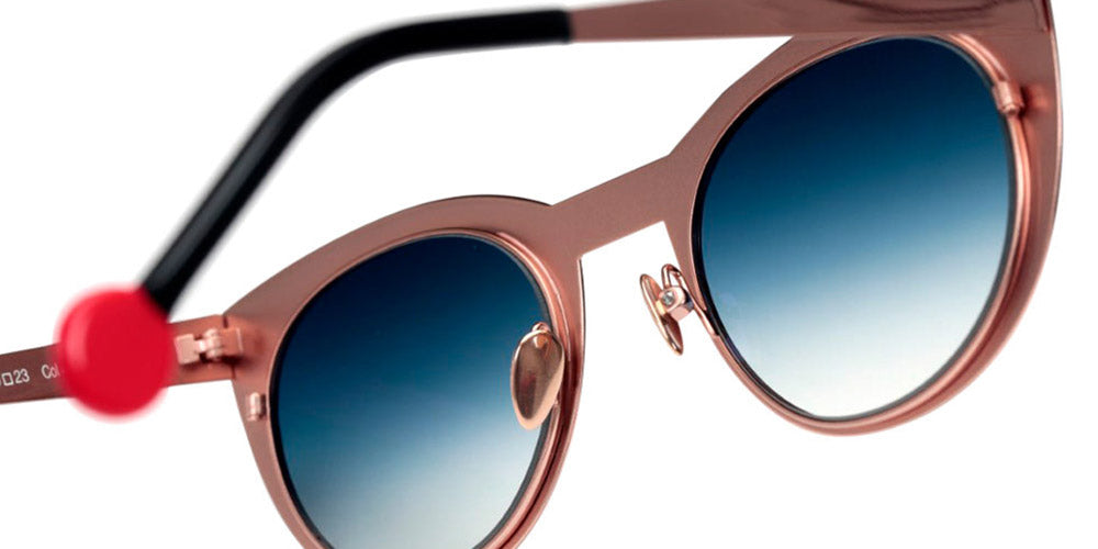 Sabine Be® Be Proud Sun SB Be Proud Sun 416 50 - Polished Rose Gold / Satin Navy Blue Sunglasses